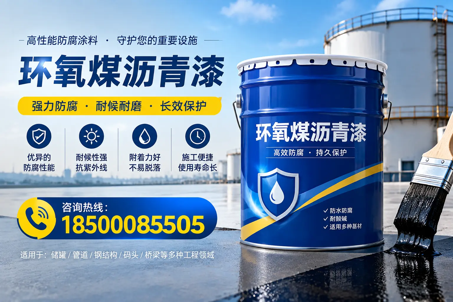 环氧煤沥青漆施工注意事项，确保荆门项目顺利进行
